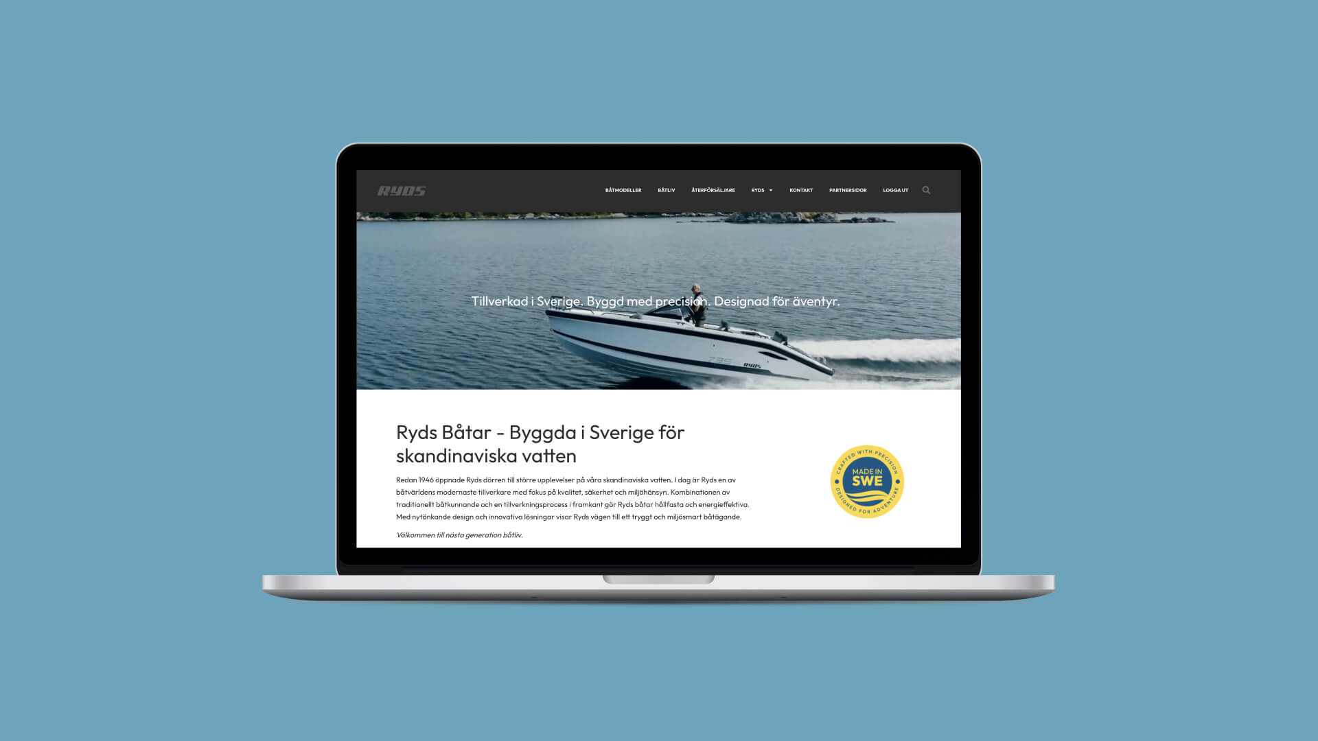Ryds båtar Webbplats
